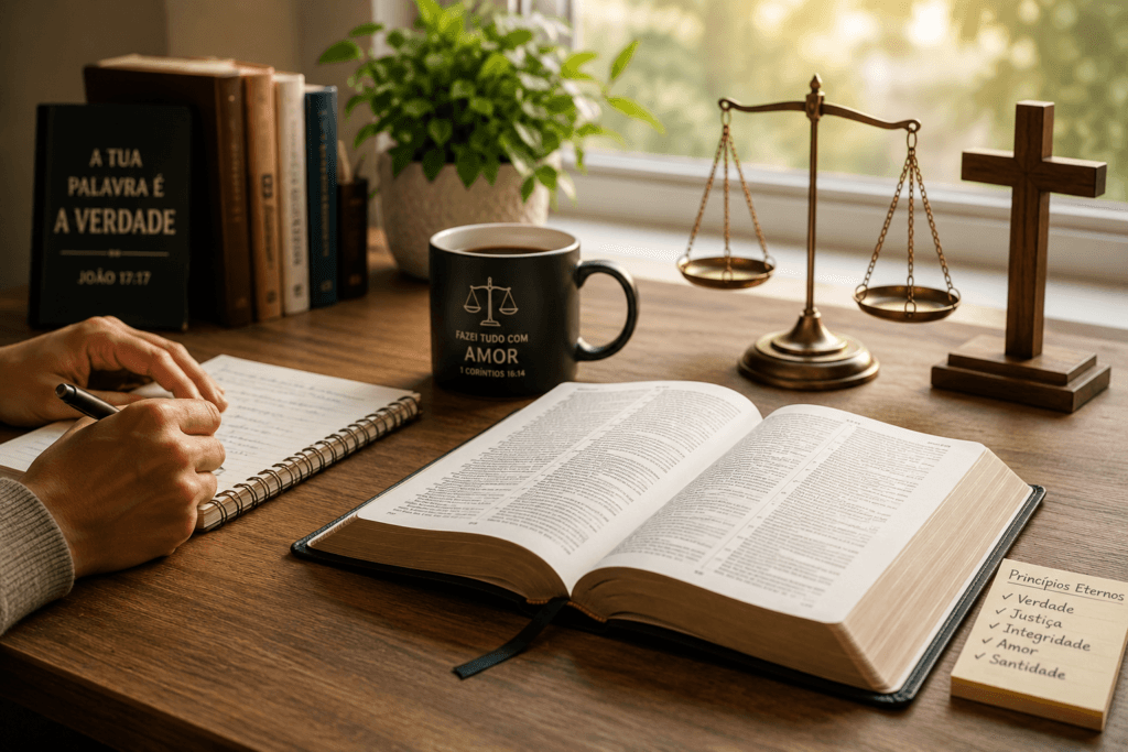 Ética cristã baseada nos princípios de Deus revelados na Bíblia Sagrada.